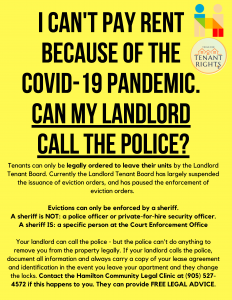 Can my Landlord call the police? poster